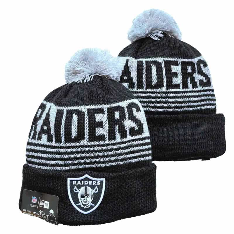 Raiders Team Logo Black Pom Cuffed Knit Hats YD,We sell and wholesale Raiders Team Logo Black Pom Cuffed Knit Hats YD on line form chian!